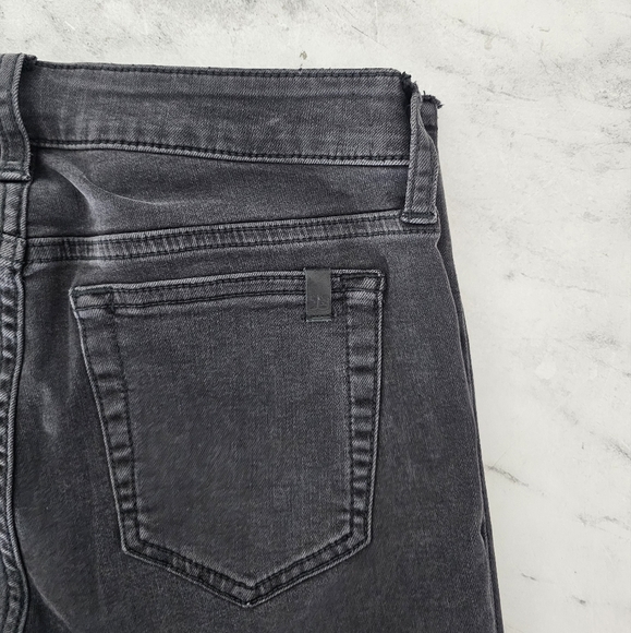 J Brand Capri Mid Rise Skinny Black Gray Jeans 25 Preowned - Picture 8 of 9